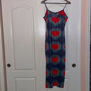 Long heart dress